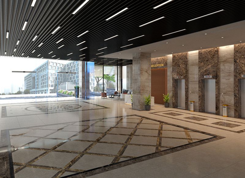 Công trình đá tòa nhà HT