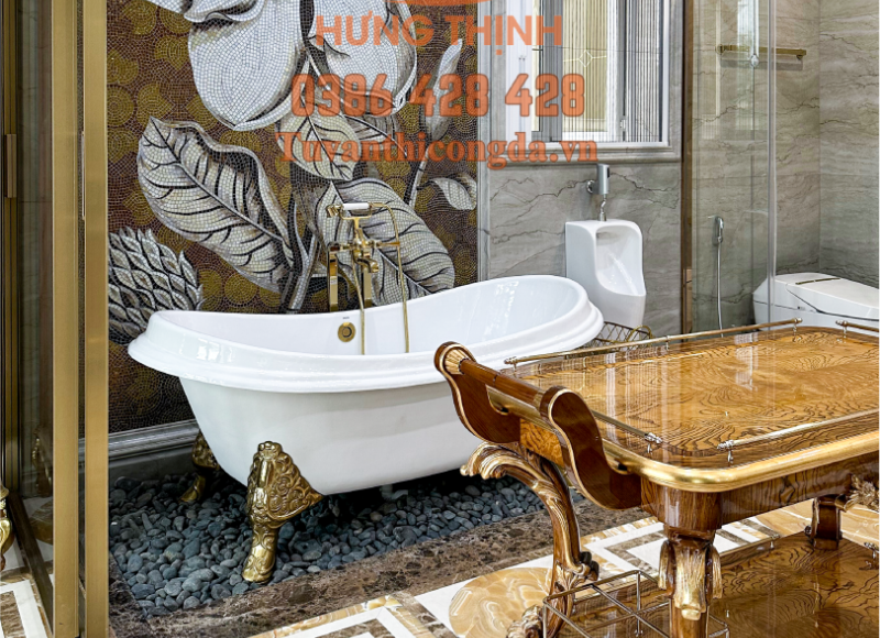 Ốp lát WC, ốp đá Lavabo