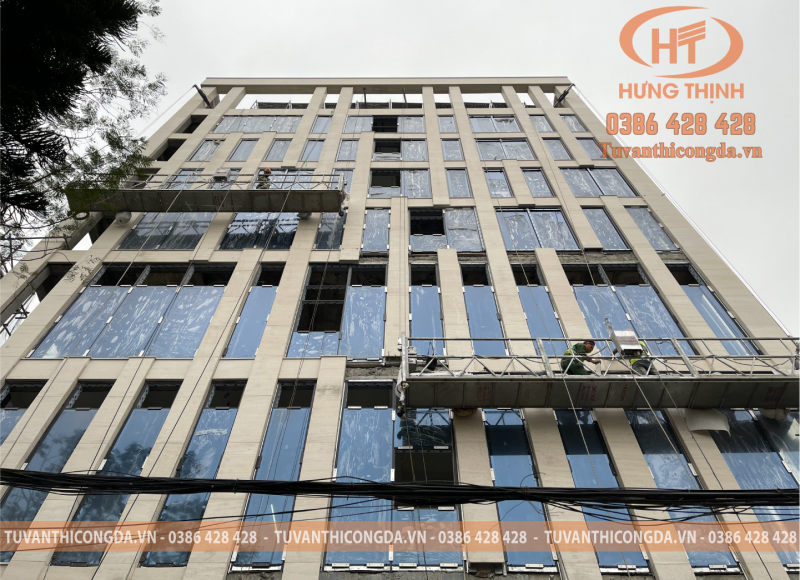 Ốp đá tự nhiên mặt đứng công trình