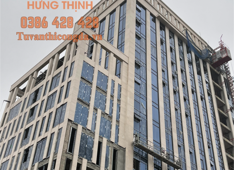 Ốp đá tự nhiên mặt đứng công trình