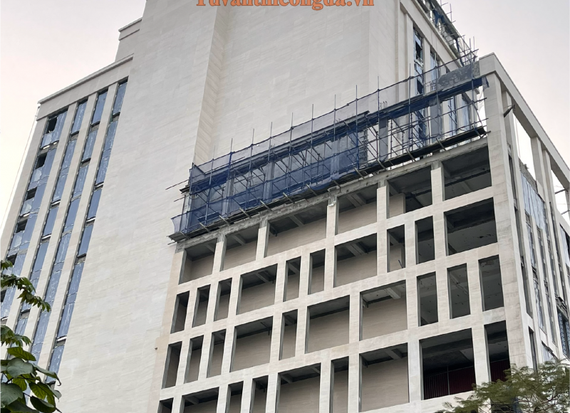 Ốp đá tự nhiên mặt đứng công trình