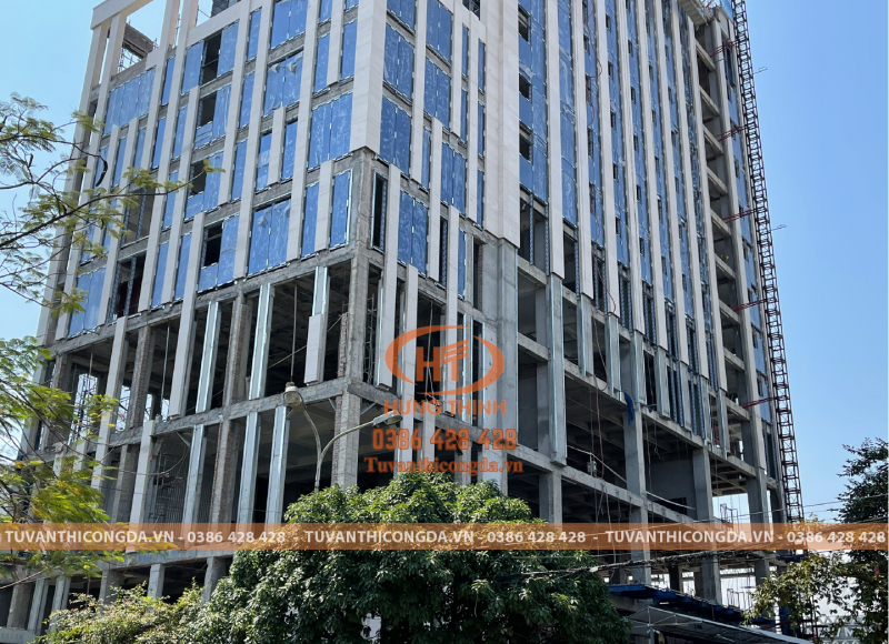 Ốp đá tự nhiên mặt đứng công trình