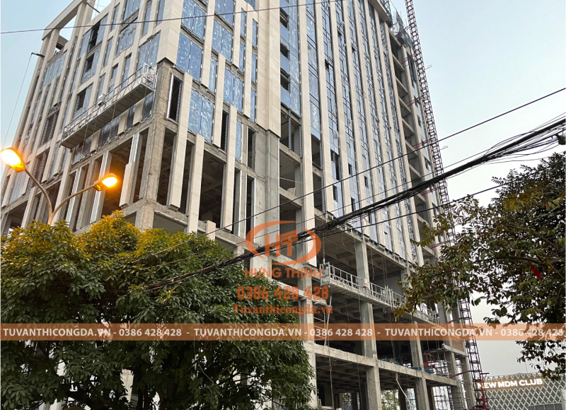 Ốp đá tự nhiên mặt đứng công trình